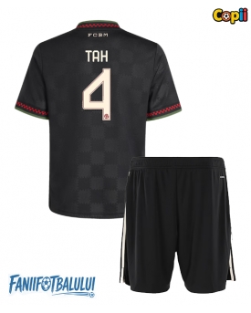Bayern Munich Jonathan Tah #4 Echipament de Fotbal Replică 2025-26 Copii Treilea (+ Șorturi)